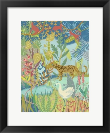 Framed Jungle Dreaming I Print