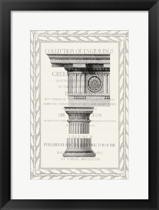 Framed Column Overlay I Print