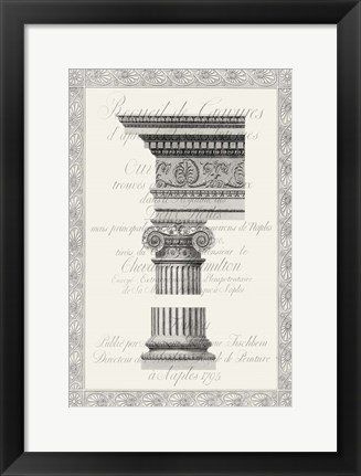 Framed Column Overlay II Print