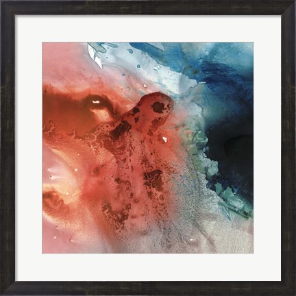 Framed Aqueous Drift I Print