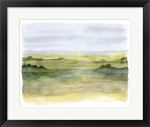 Framed Golden Strata II Print