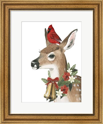 Framed Yuletide Darling II Print