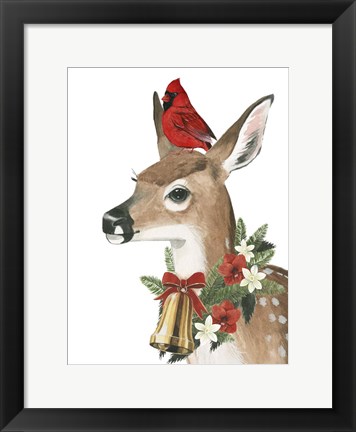 Framed Yuletide Darling II Print