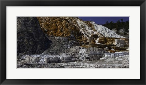 Framed Mammoth Hot Springs Print