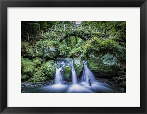 Framed Triple Falls Print