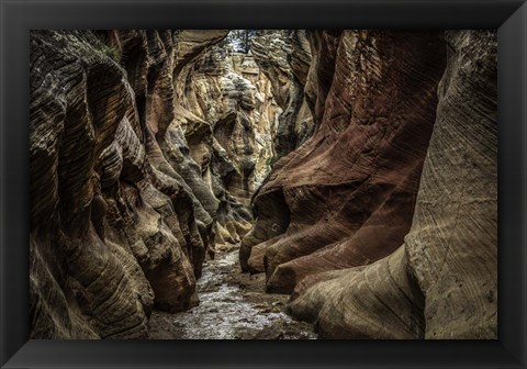 Framed Slot Canyon Utah 4 Print