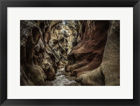 Framed Slot Canyon Utah 4 Print