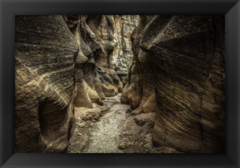 Framed Slot Canyon Utah 7 Print