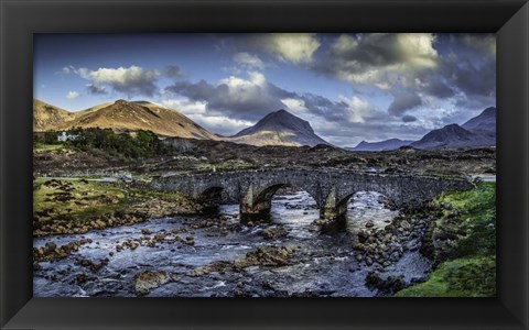 Framed Ancient Bridge Crop Print