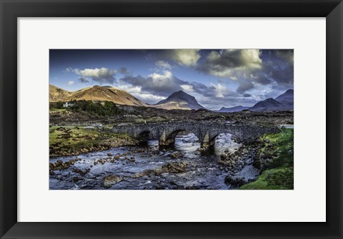 Framed Ancient Bridge Crop Print