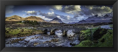 Framed Ancient Bridge Print