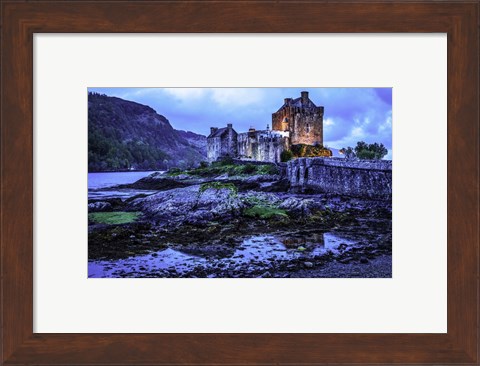 Framed Fairytale Castle Twilight 2 Print