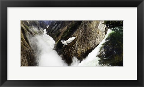 Framed Yellowstone Grand Canyon Print