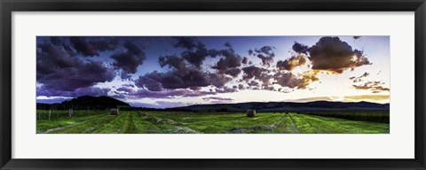 Framed Montana Farmland Print