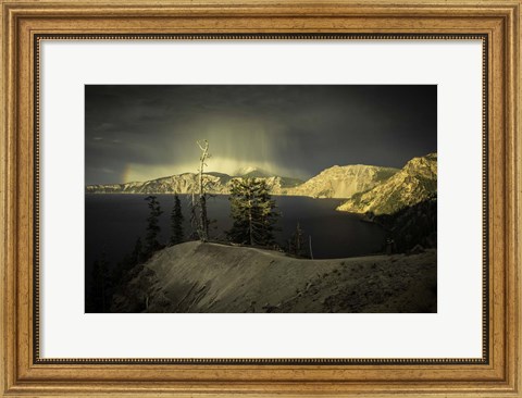 Framed Crater Lake 2 Print