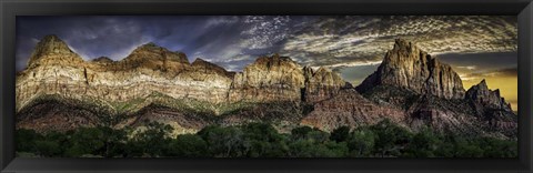 Framed Watchman Mountains Print