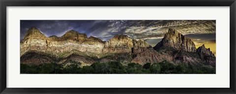 Framed Watchman Mountains Print