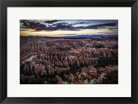 Framed Bryce Canyon Sunset 3 Print