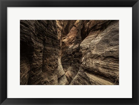 Framed Narrow Slot Canyon Print