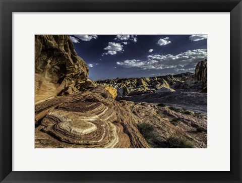 Framed Valley Of Fire Print