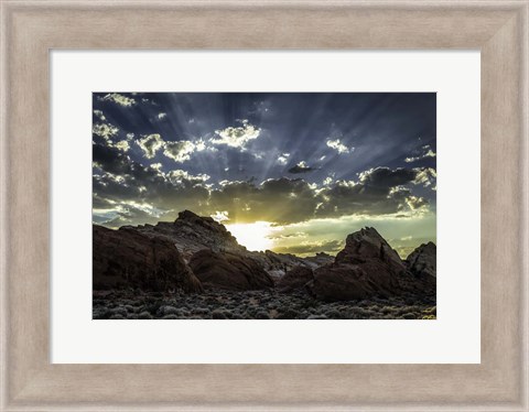 Framed Valley Of Fire 3 Print