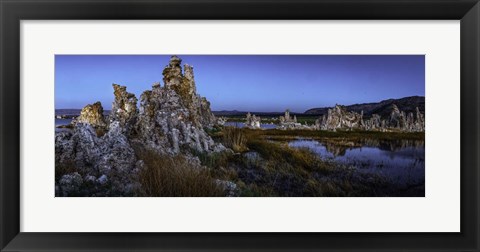 Framed Mono Lake Twilight Crop Print
