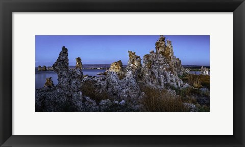 Framed Mono Lake Twilight Crop 2 Print