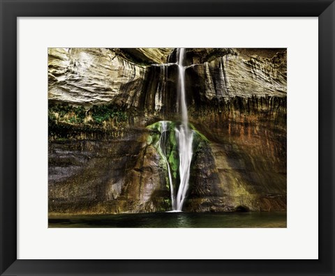 Framed Calf Creek Falls Crop Print