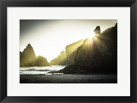 Framed Bandon Beach Print