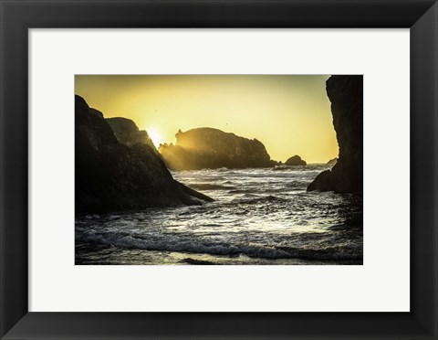 Framed Bandon Beach 3 Print