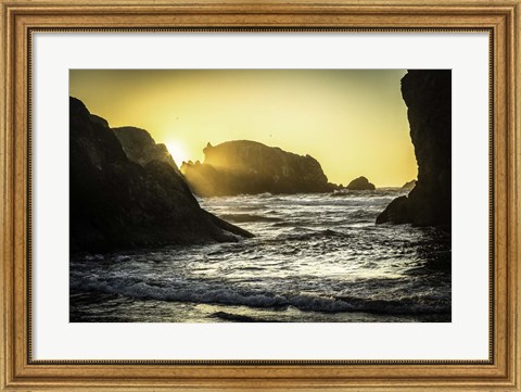 Framed Bandon Beach 3 Print