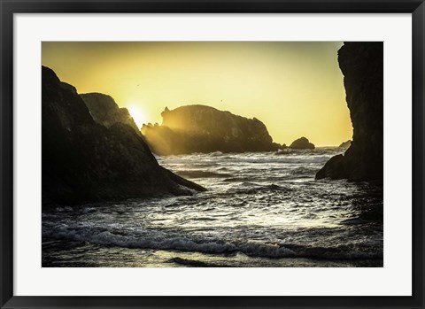 Framed Bandon Beach 3 Print