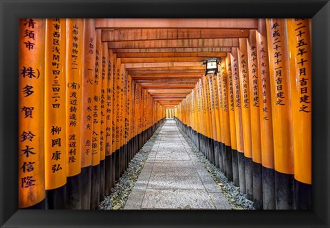 Framed Fushimi Inari Taisha Shrine Kyoto Print