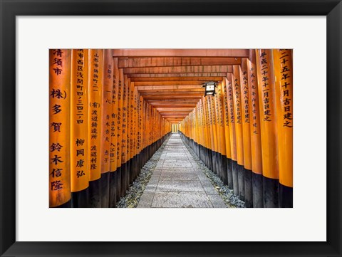 Framed Fushimi Inari Taisha Shrine Kyoto Print