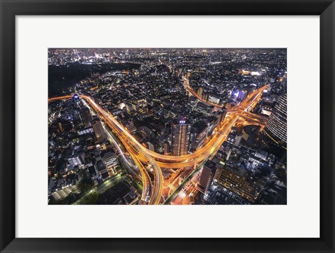 Framed Tokyo Traffic Print