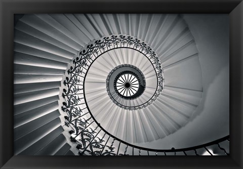 Framed Tulip Staircase Print