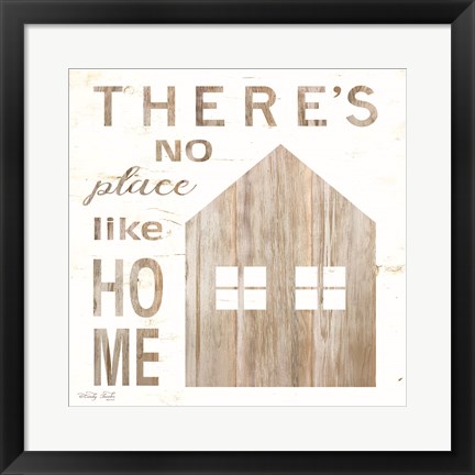 Framed There&#39;s No Place Like Home Print