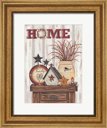 Framed Home &amp; Family Print