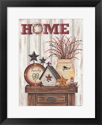 Framed Home &amp; Family Print