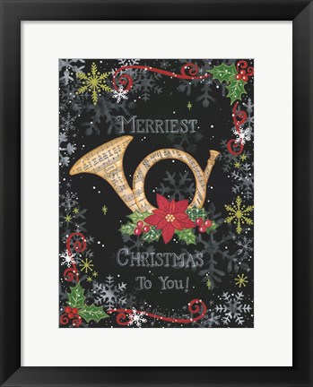 Framed Merriest Christmas Print