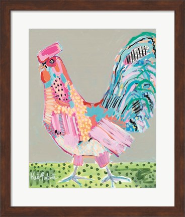 Framed Cluck Norris Print