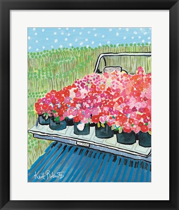 Framed June Blooms Print