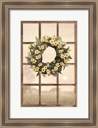 Framed Country Gazing Print