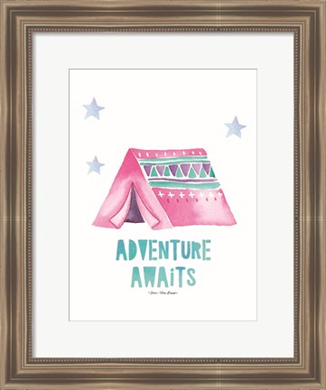 Framed Adventure Awaits Print