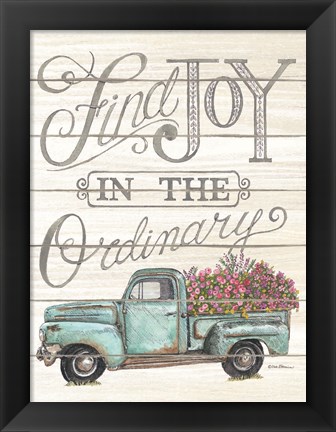 Framed Find Joy in the Ordinary Print