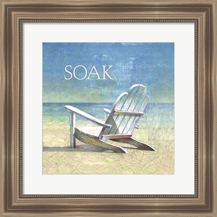 Framed Coastal Soak Print