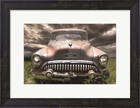 Framed Stormy Buick Print