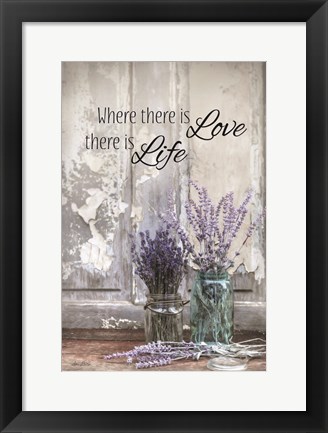 Framed Where There is Love Print