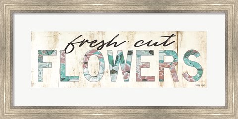 Framed Fresh Cut Flowers Print