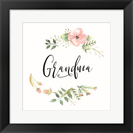 Framed Grandma Print